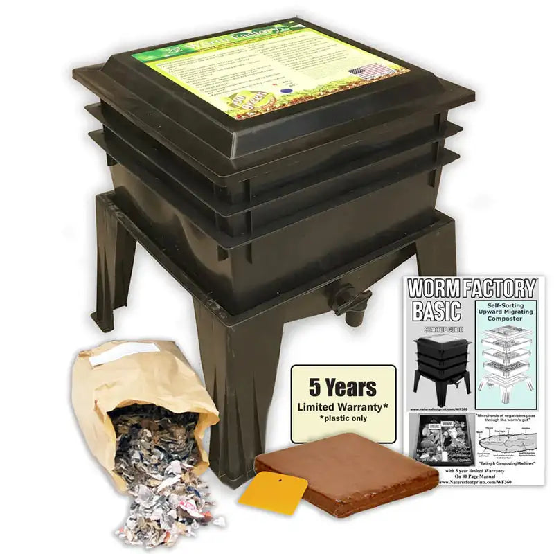 Basic Worm Factory Worm Composting System | Gurney's Seed & Nursery Co.