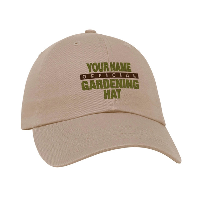Official Gardening - Adjustable Embroidered Hat