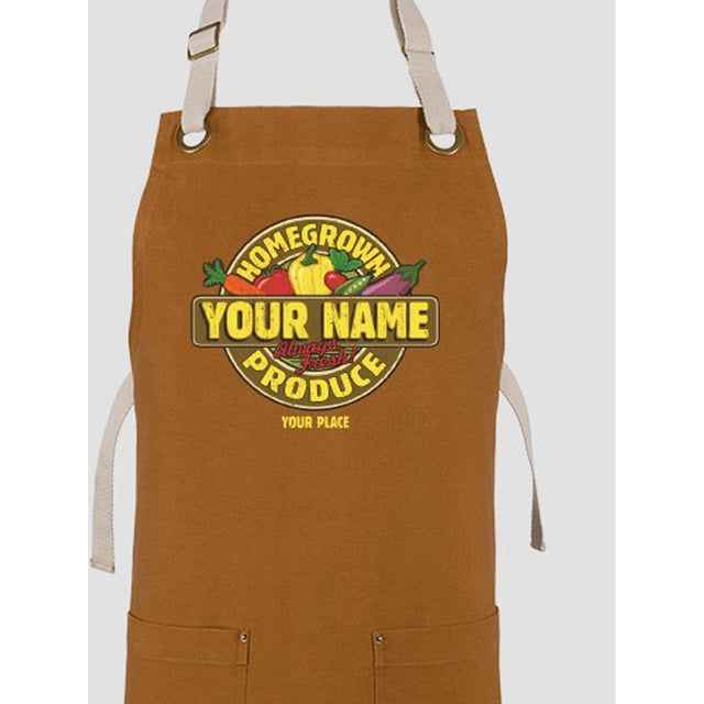 Homegrown Produce - Adjustable Canvas Work Apron