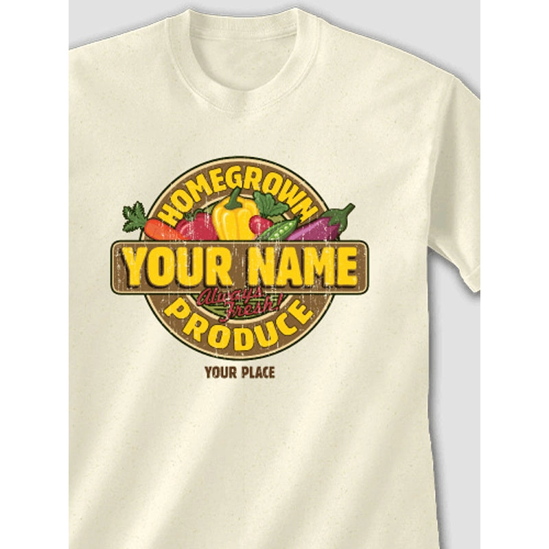 plant seeds grow gardens shirt Homegrown Produce - Adult T-Shirt