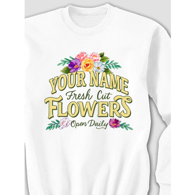 Fresh Cut Flowers - Adult Sweatshirt