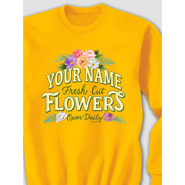 Fresh Cut Flowers - Adult Sweatshirt