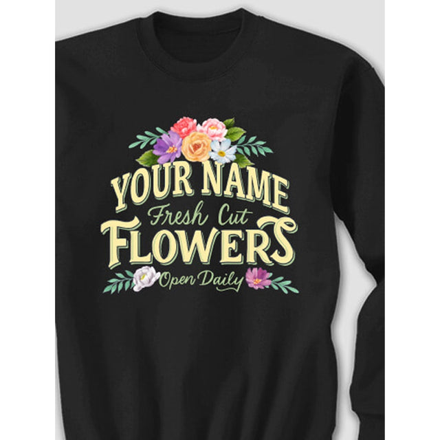 Fresh Cut Flowers - Adult Sweatshirt