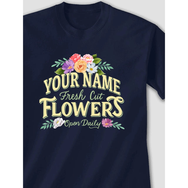 Fresh Cut Flowers - Adult T-Shirt