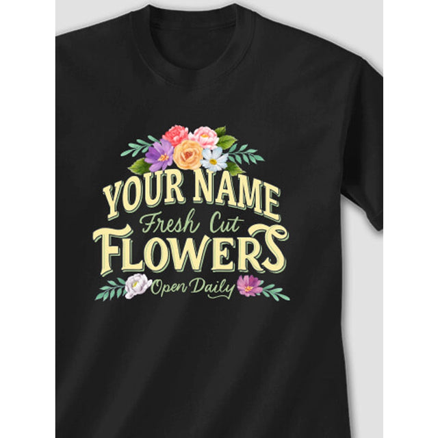 Fresh Cut Flowers - Adult T-Shirt