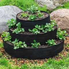 strawberry plant pot size Grow Tub Tiered Strawberry Planter