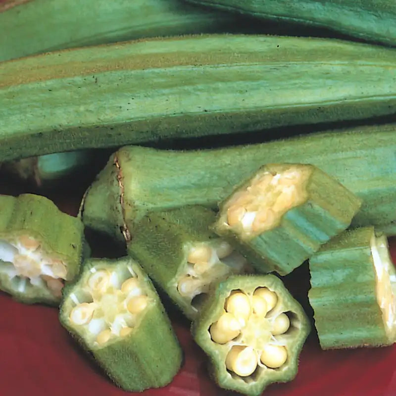 plant okra seed Clemson Spineless 80 Okra Seed