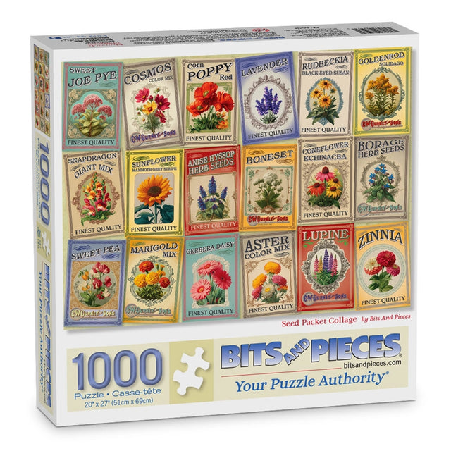 Seed Packet Collage Puzzle