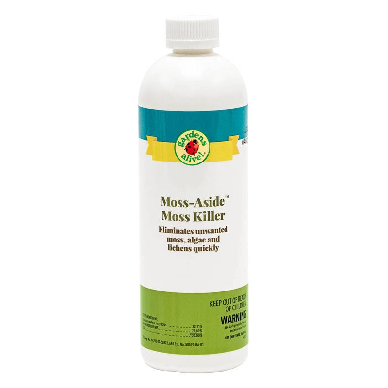moss herbicide Moss Aside™ Moss Killer Concentrate