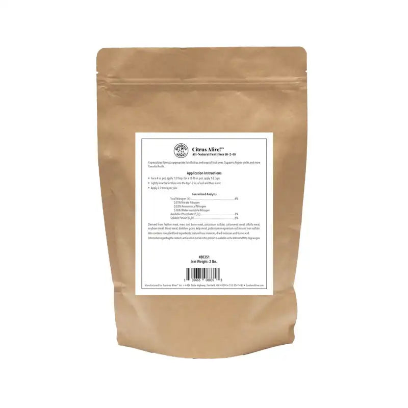 citrus fertilizer for potted plants Citrus Alive! Citrus Fertilizer